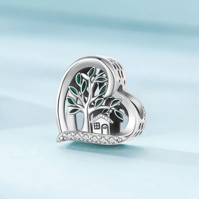 (immagine per) Charm con albero genealogico nello stile di Pandora - SCC2624 - Visualizza 2