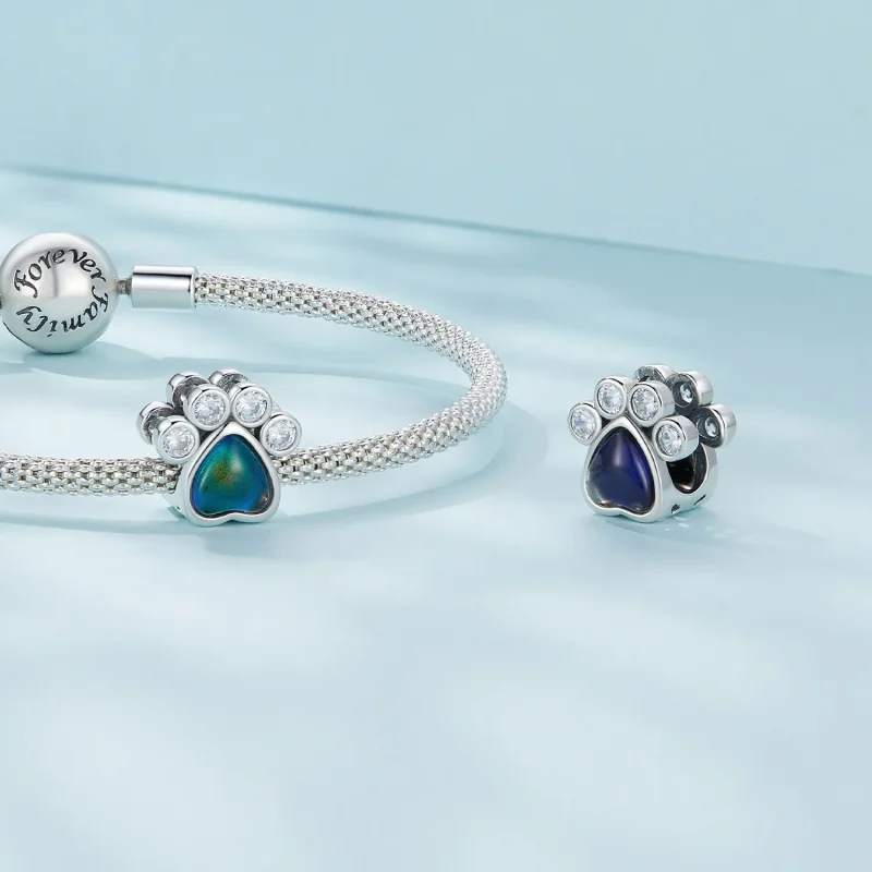 (immagine per) Charm con pietra d'umore per animali domestici carino in stile Pandora - SCC2582 - Visualizza 5