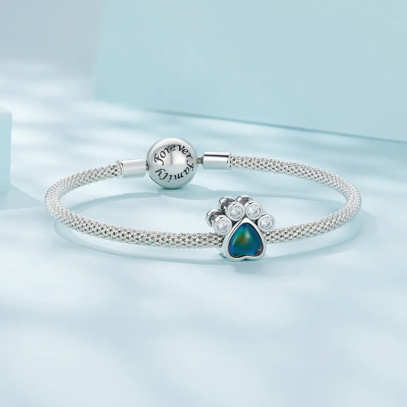 (immagine per) Charm con pietra d'umore per animali domestici carino in stile Pandora - SCC2582 - Visualizza 6