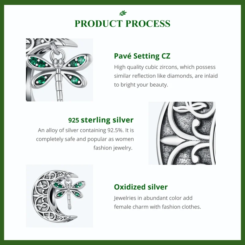 (immagine per) Charm di libellula lunare in stile Pandora - SCC2605 - Visualizza 5