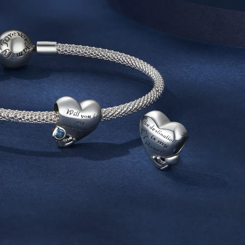 (immagine per) Charm in stile Pandora con astronauta - BSC790 - Visualizza 4