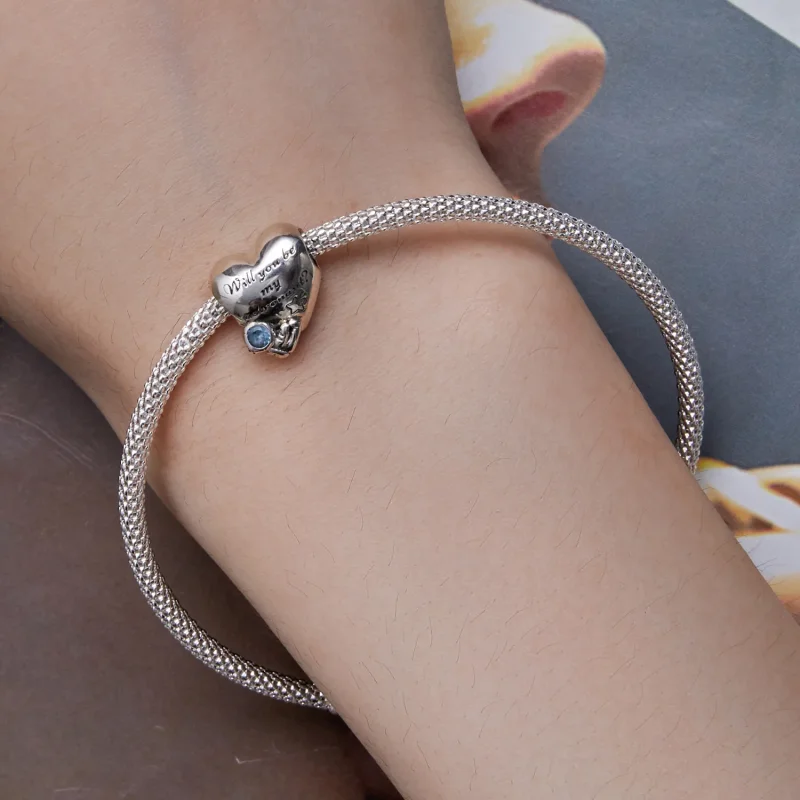 (immagine per) Charm in stile Pandora con astronauta - BSC790 - Visualizza 6