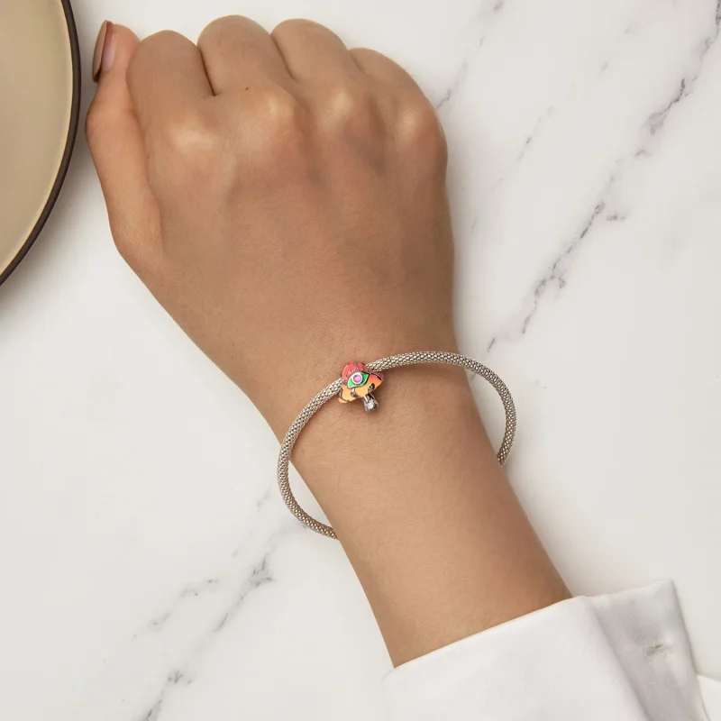 (immagine per) Charm in stile Pandora con funghi allucinogeni - SCC2532 - Visualizza 3