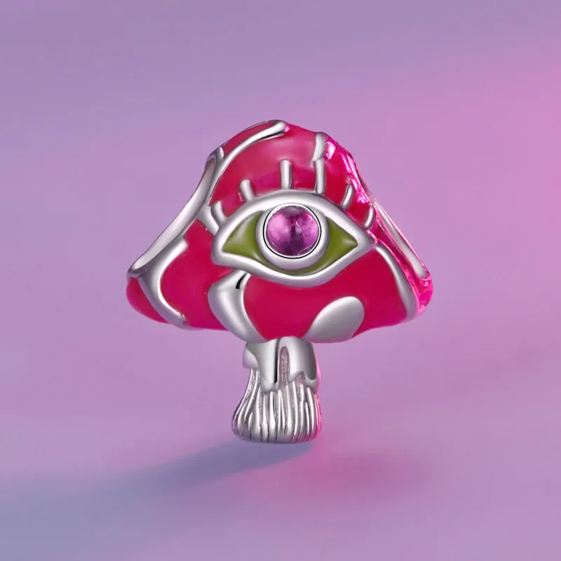 (immagine per) Charm in stile Pandora con funghi allucinogeni - SCC2532 - Visualizza 2