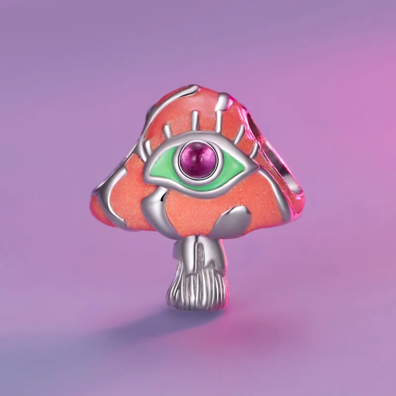 (immagine per) Charm in stile Pandora con funghi allucinogeni - SCC2532 - Visualizza 7