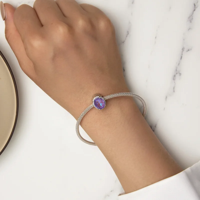 (immagine per) Charm in stile Pandora con gemma Moonlight - BSC891 - Visualizza 6