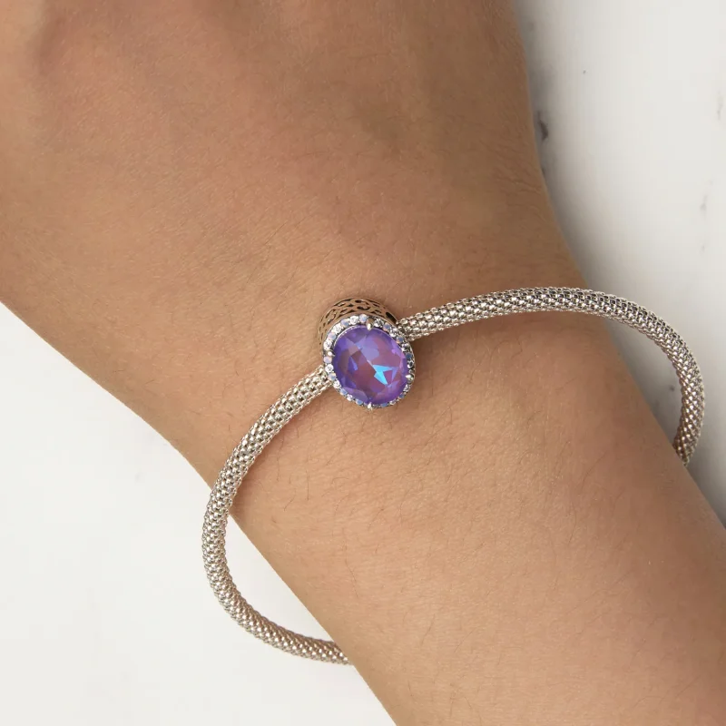 (immagine per) Charm in stile Pandora con gemma Moonlight - BSC891 - Visualizza 7