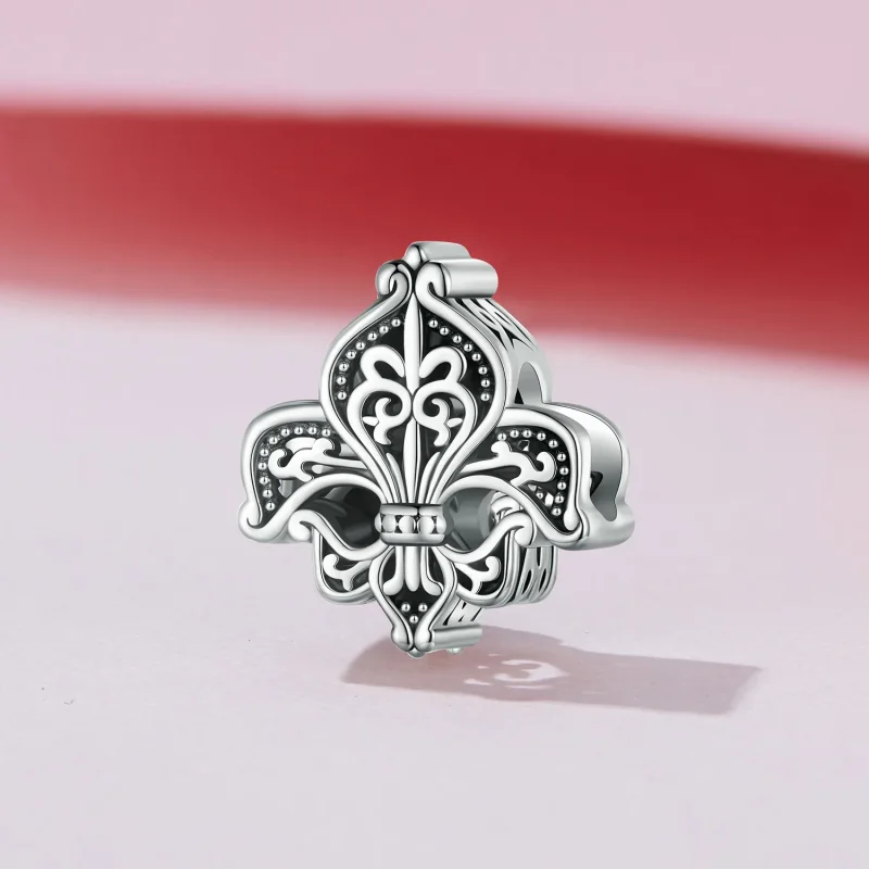 (immagine per) Charm in stile Pandora con motivo dell'Iris - SCC2630 - Visualizza 2