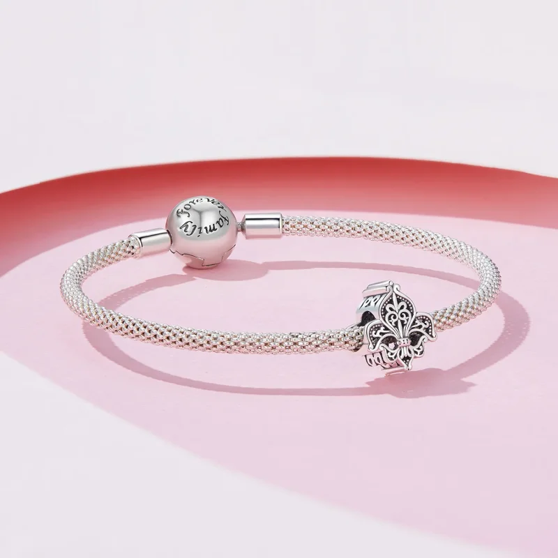 (immagine per) Charm in stile Pandora con motivo dell'Iris - SCC2630 - Visualizza 5