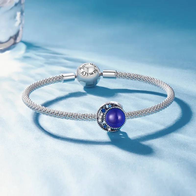 (immagine per) Charm in stile Pandora con pietra lunare Mood - SCC2558 - Visualizza 6