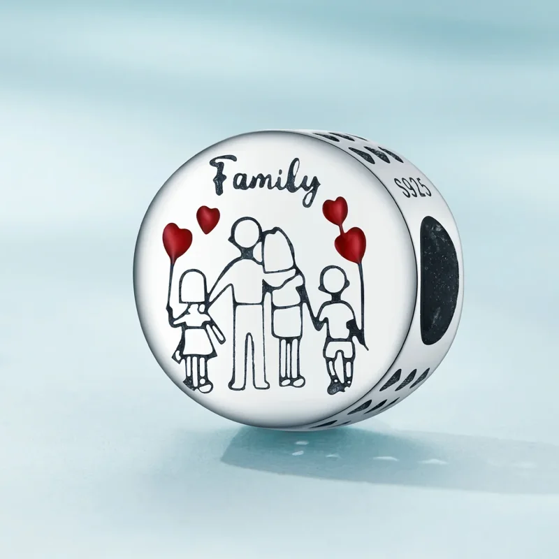 (immagine per) Charm in stile Pandora per la famiglia - SCC2494 - Visualizza 2