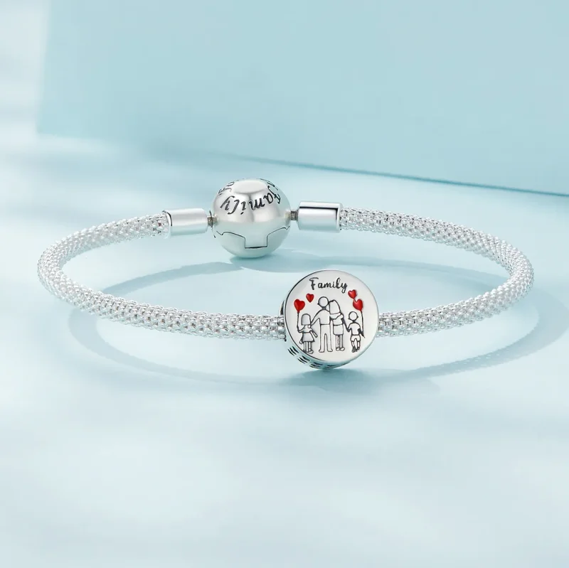 (immagine per) Charm in stile Pandora per la famiglia - SCC2494 - Visualizza 5