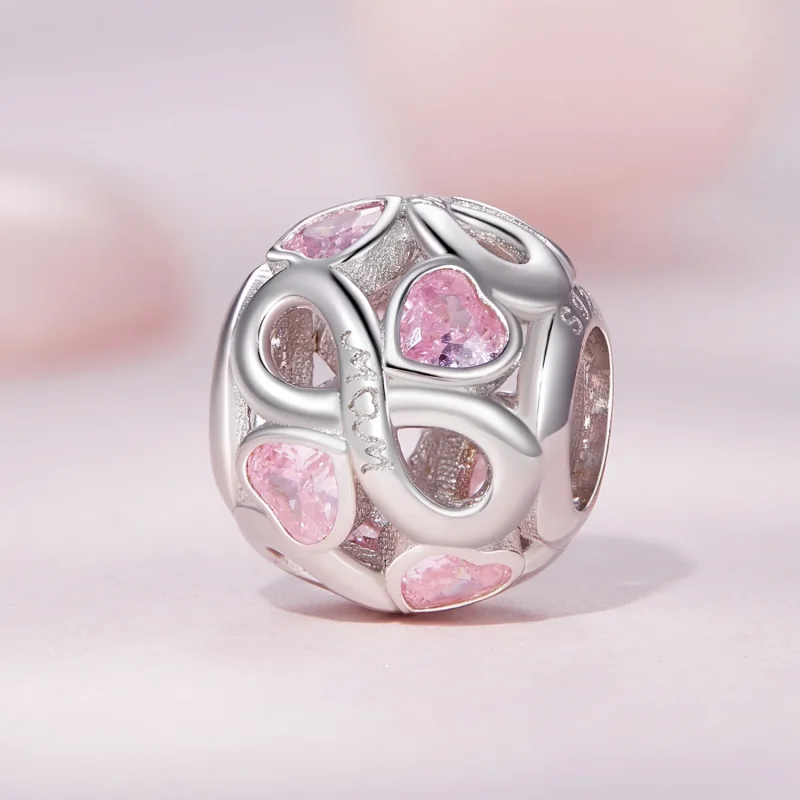 (immagine per) Charm Pandora Stile Amore Materno Eterno - BSC828 - Visualizza 2