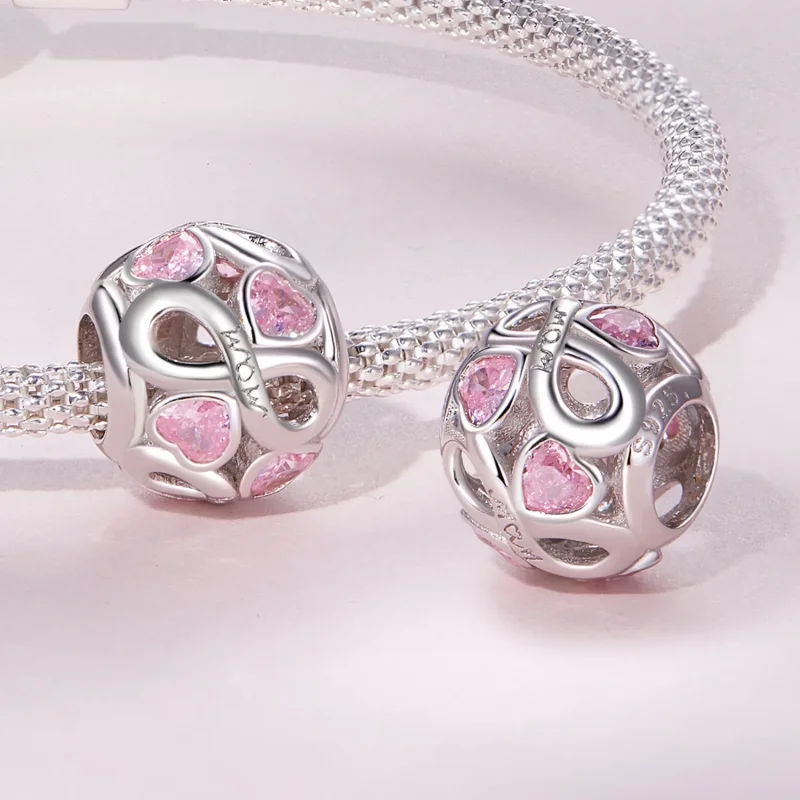 (immagine per) Charm Pandora Stile Amore Materno Eterno - BSC828 - Visualizza 4