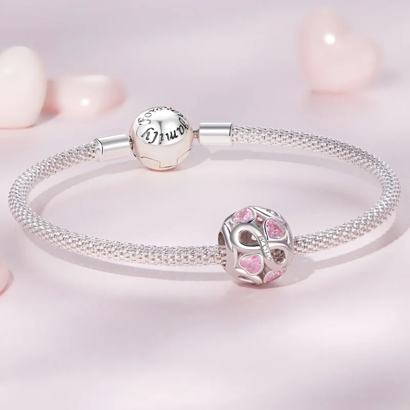 (immagine per) Charm Pandora Stile Amore Materno Eterno - BSC828 - Visualizza 5