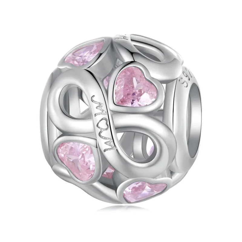 (immagine per) Charm Pandora Stile Amore Materno Eterno - BSC828 - Visualizza 7