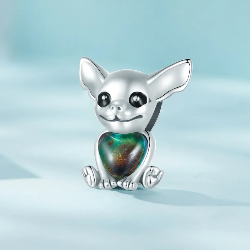 (immagine per) Charm Pandora stile Chihuahua - SCC2601 - Visualizza 3
