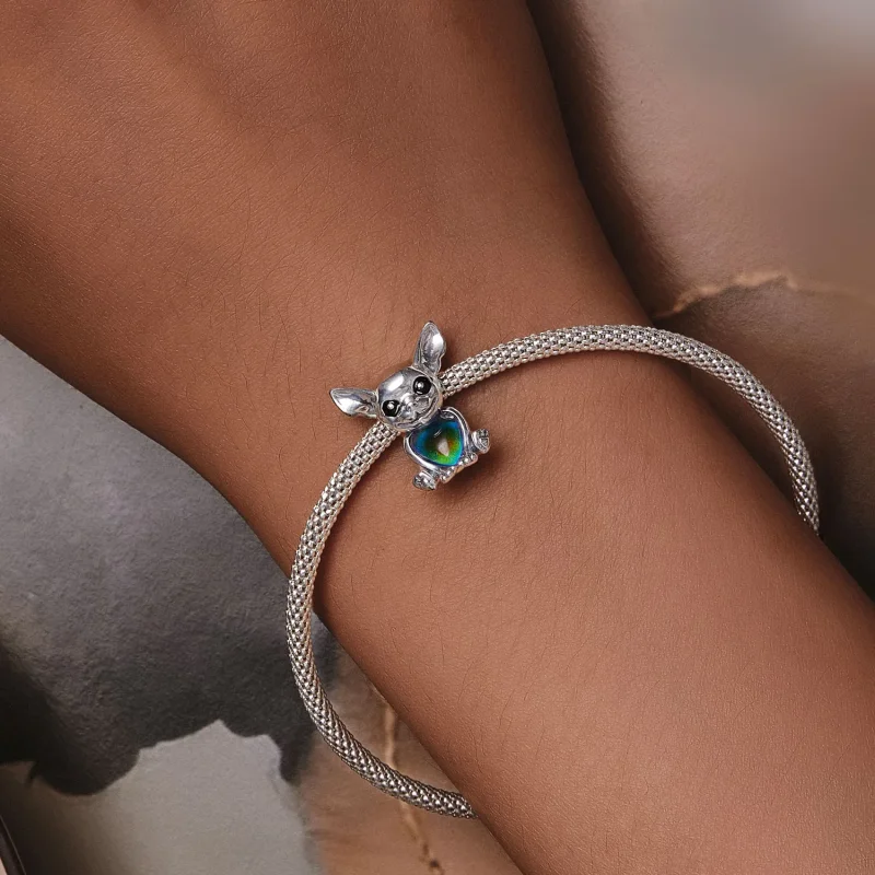 (immagine per) Charm Pandora stile Chihuahua - SCC2601 - Visualizza 8