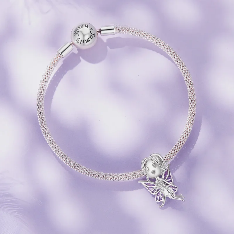 (immagine per) Charm Pandora Stile Farfalla Elf - SCC2544 - Visualizza 3