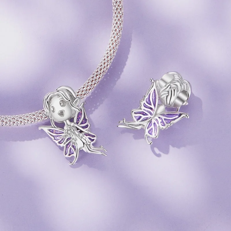(immagine per) Charm Pandora Stile Farfalla Elf - SCC2544 - Visualizza 4