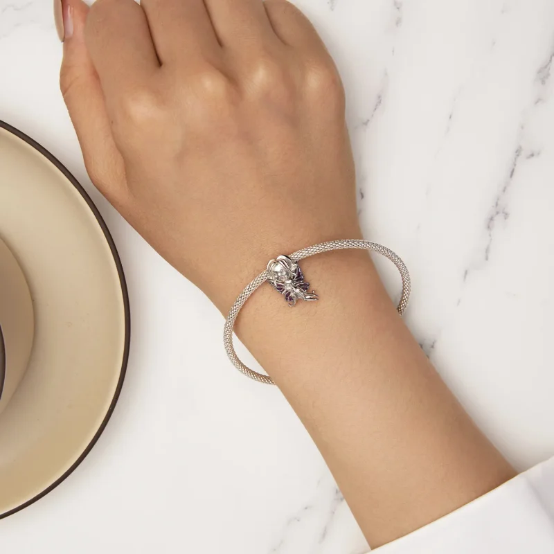 (immagine per) Charm Pandora Stile Farfalla Elf - SCC2544 - Visualizza 6