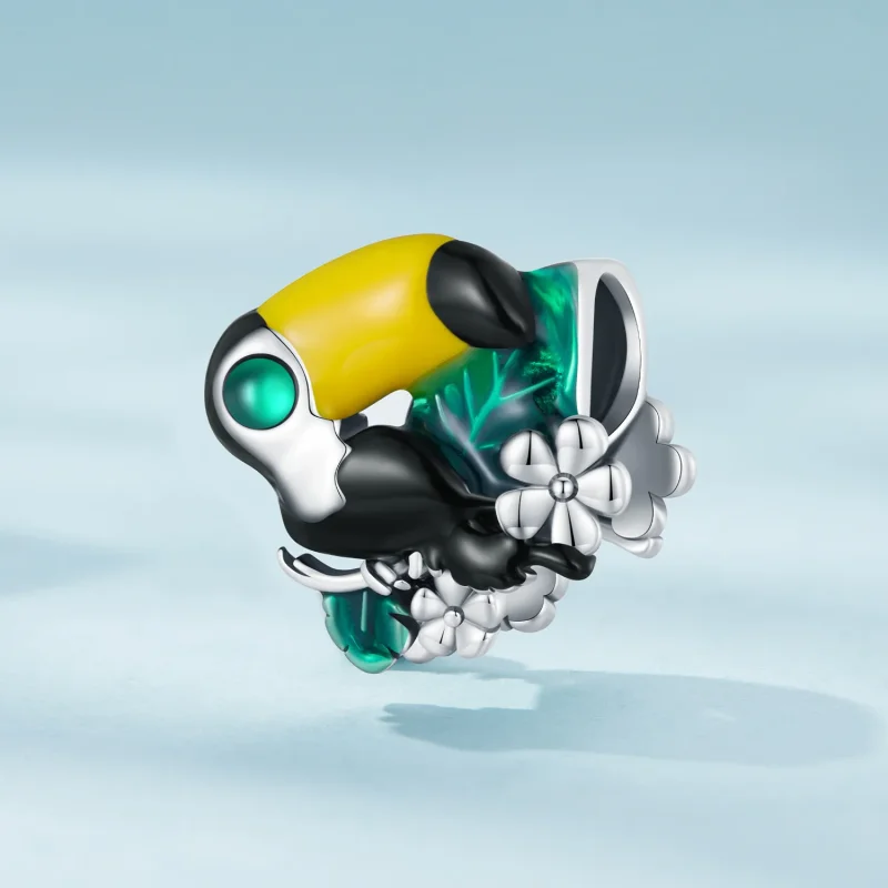 (immagine per) Charm Pandora stile Giungla con Tucano - SCC2520 - Visualizza 2