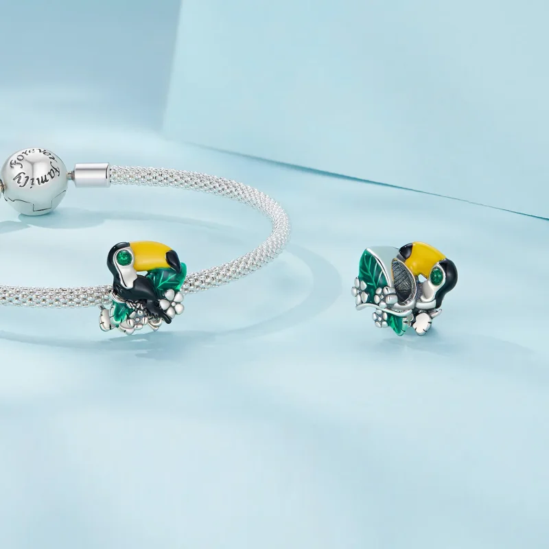 (immagine per) Charm Pandora stile Giungla con Tucano - SCC2520 - Visualizza 4