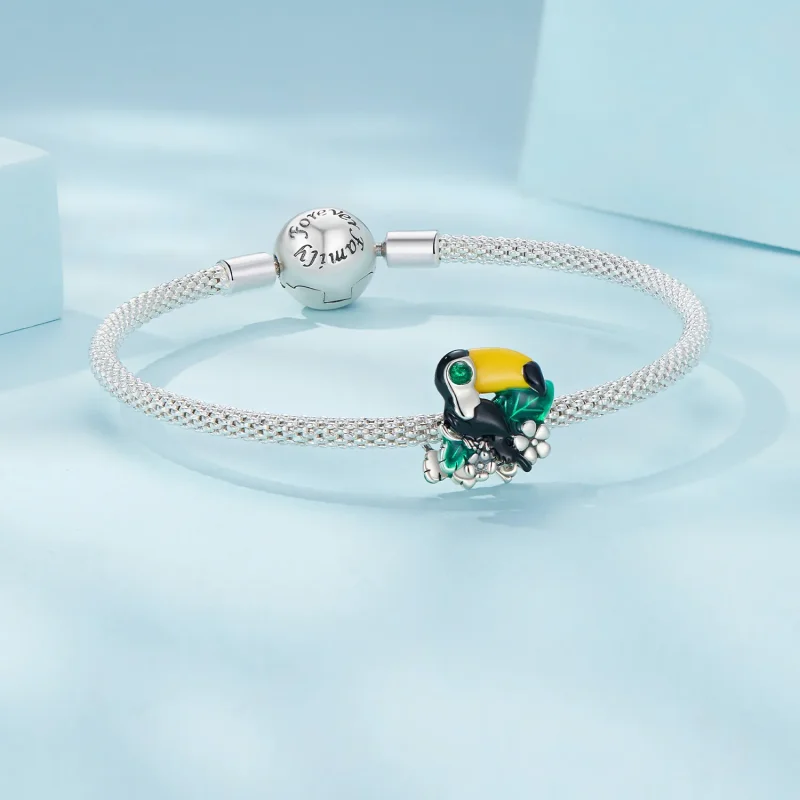 (immagine per) Charm Pandora stile Giungla con Tucano - SCC2520 - Visualizza 5