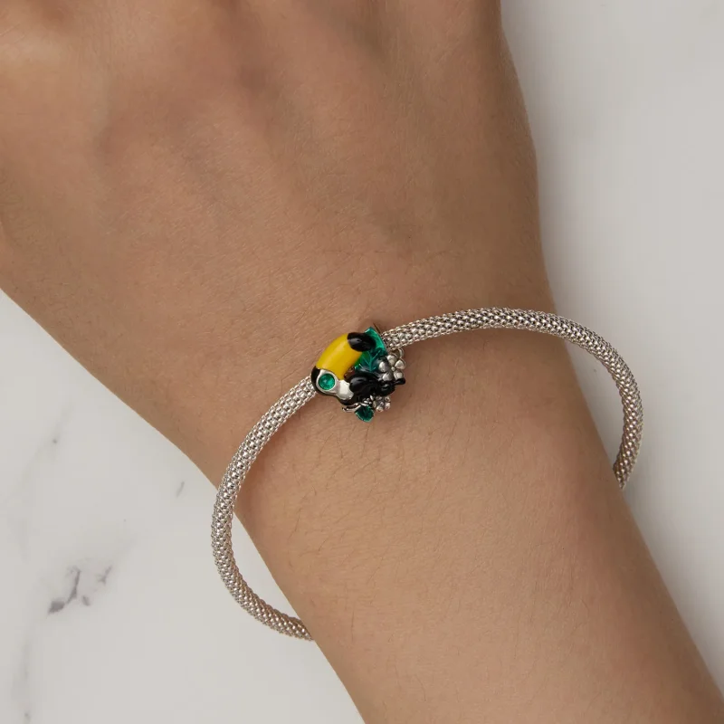 (immagine per) Charm Pandora stile Giungla con Tucano - SCC2520 - Visualizza 7