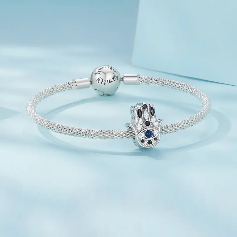 (immagine per) Charm Pandora Stile Mano di Fatima - SCC2522 - Visualizza 5