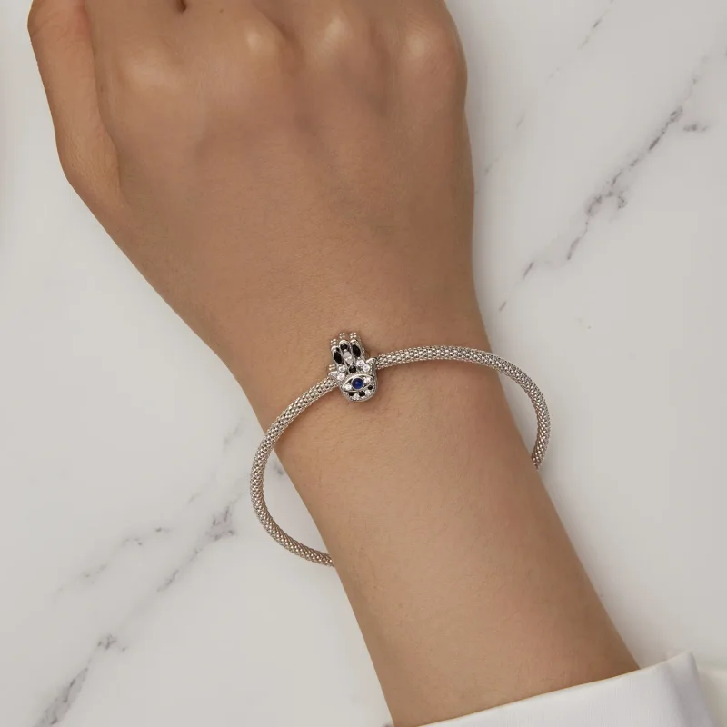 (immagine per) Charm Pandora Stile Mano di Fatima - SCC2522 - Visualizza 6