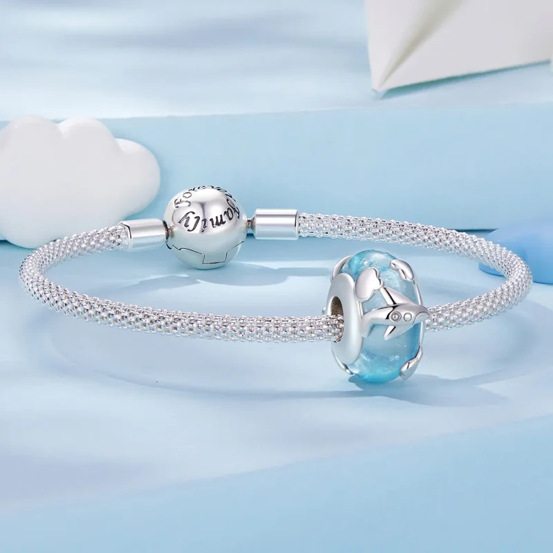 (immagine per) Charm smaltato stile Pandora con aereo - SCC2482 - Visualizza 5