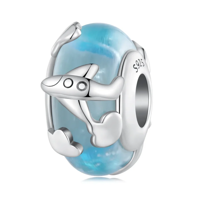 (immagine per) Charm smaltato stile Pandora con aereo - SCC2482 - Visualizza 8