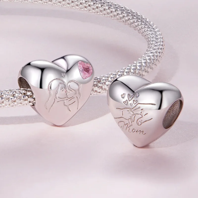 (immagine per) Charm Stile Pandora Amore Materno - BSC827 - Visualizza 4
