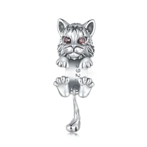 (immagine per) Charm stile Pandora con motivo gatto selvatico - SCC2633