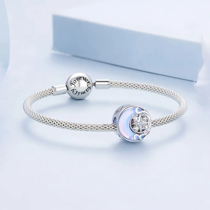(immagine per) Charm stile Pandora con Stelle e Luna - BSC927 - Visualizza 5