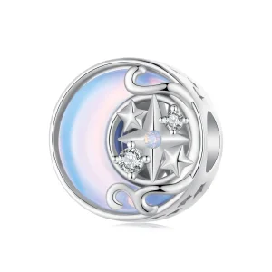 (immagine per) Charm stile Pandora con Stelle e Luna - BSC927