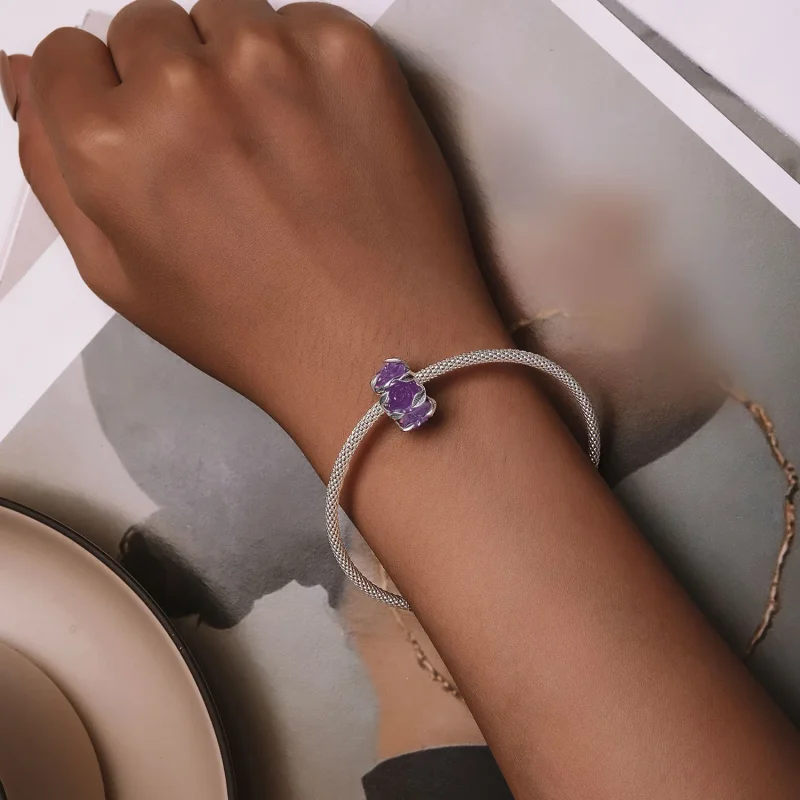 (immagine per) Charm stile Pandora in rosa - SCC2602 - Visualizza 9
