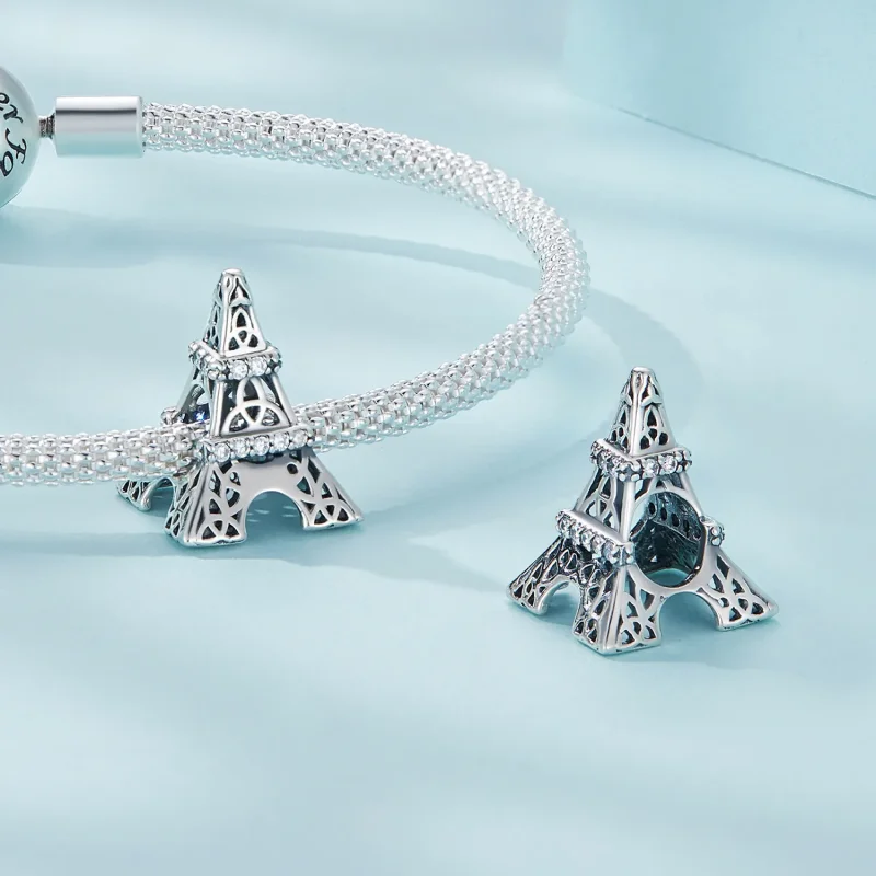 (immagine per) Charm stile Pandora Torre Eiffel - SCC2465 - Visualizza 4