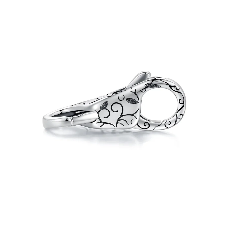 (immagine per) Chiusura a moschettone doppio stile Pandora - BSP023