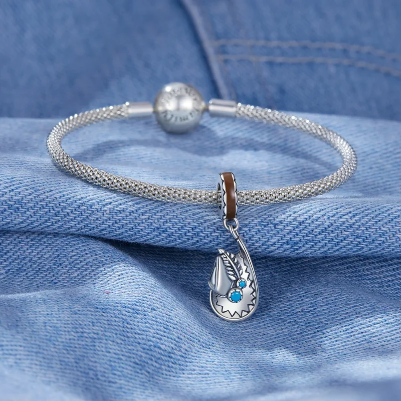 (immagine per) Ciondolo stile Pandora Cappello da Cowboy - SCC2565 - Visualizza 3