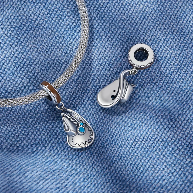 (immagine per) Ciondolo stile Pandora Cappello da Cowboy - SCC2565 - Visualizza 4