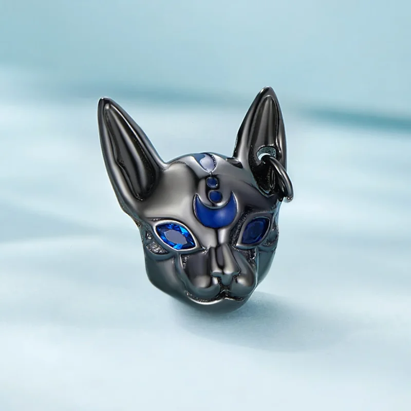 (immagine per) Ciondolo stile Pandora del dio gatto egiziano - SCC2592 - Visualizza 2