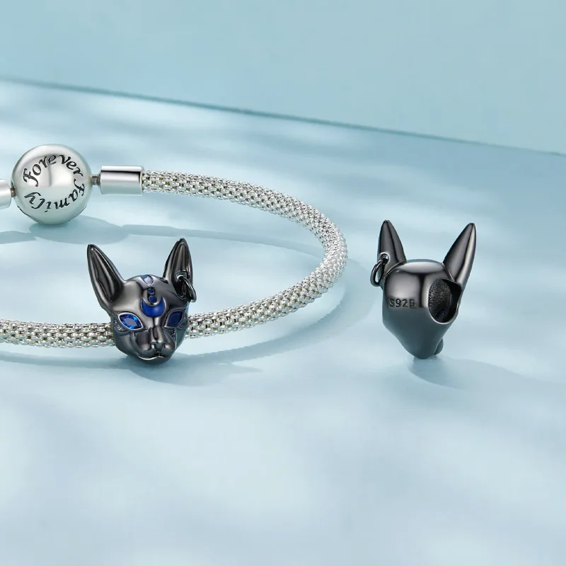 (immagine per) Ciondolo stile Pandora del dio gatto egiziano - SCC2592 - Visualizza 4