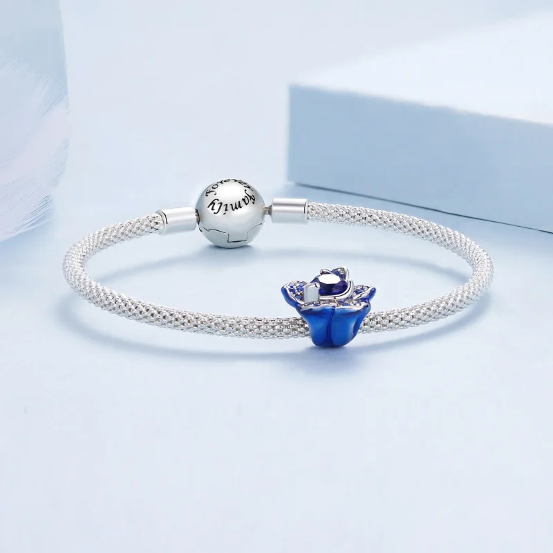 (immagine per) Ciondolo stile Pandora Incantatrice Blu - BSC879 - Visualizza 5