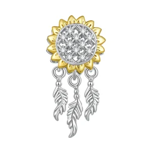 (immagine per) Ciondolo Stile Pandora Sunflower Dream Catcher - BSC820
