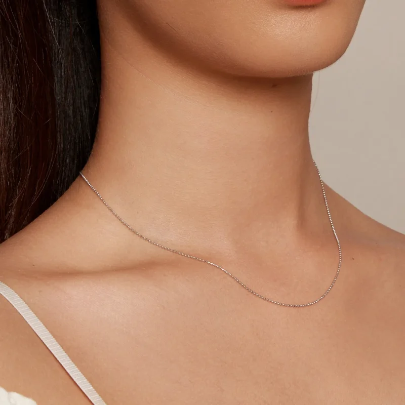 (immagine per) Collana a catena con perline flash di stile Pandora - SCA027 - Visualizza 7