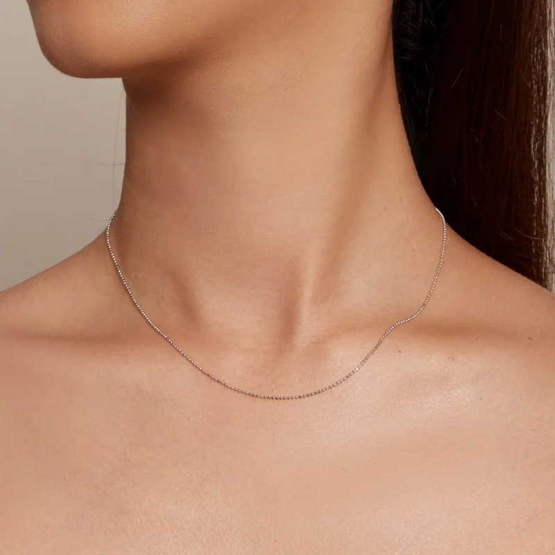(immagine per) Collana a catena con perline flash di stile Pandora - SCA027 - Visualizza 9