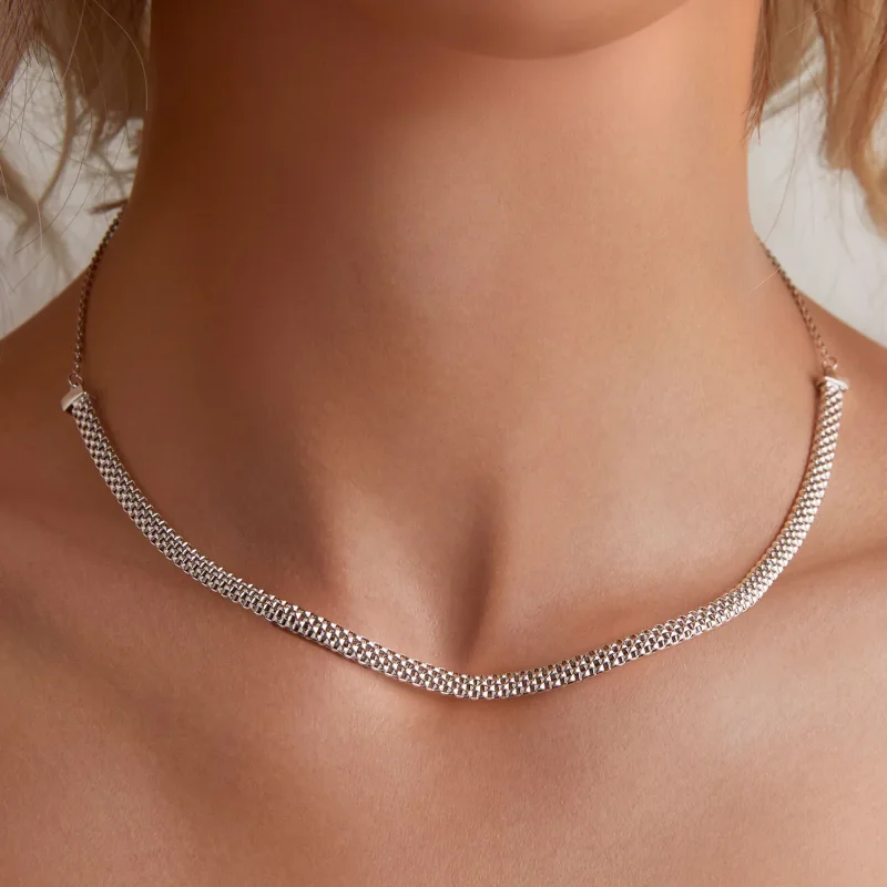 (immagine per) Collana a catena stile Pandora - BSA003 - Visualizza 5