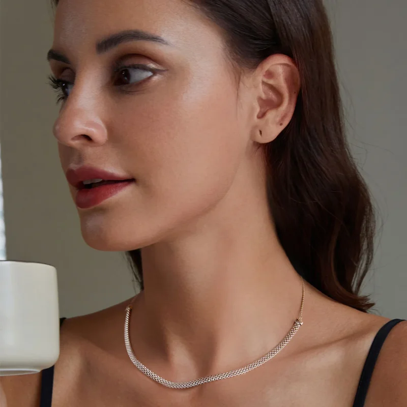 (immagine per) Collana a catena stile Pandora - BSA003 - Visualizza 6